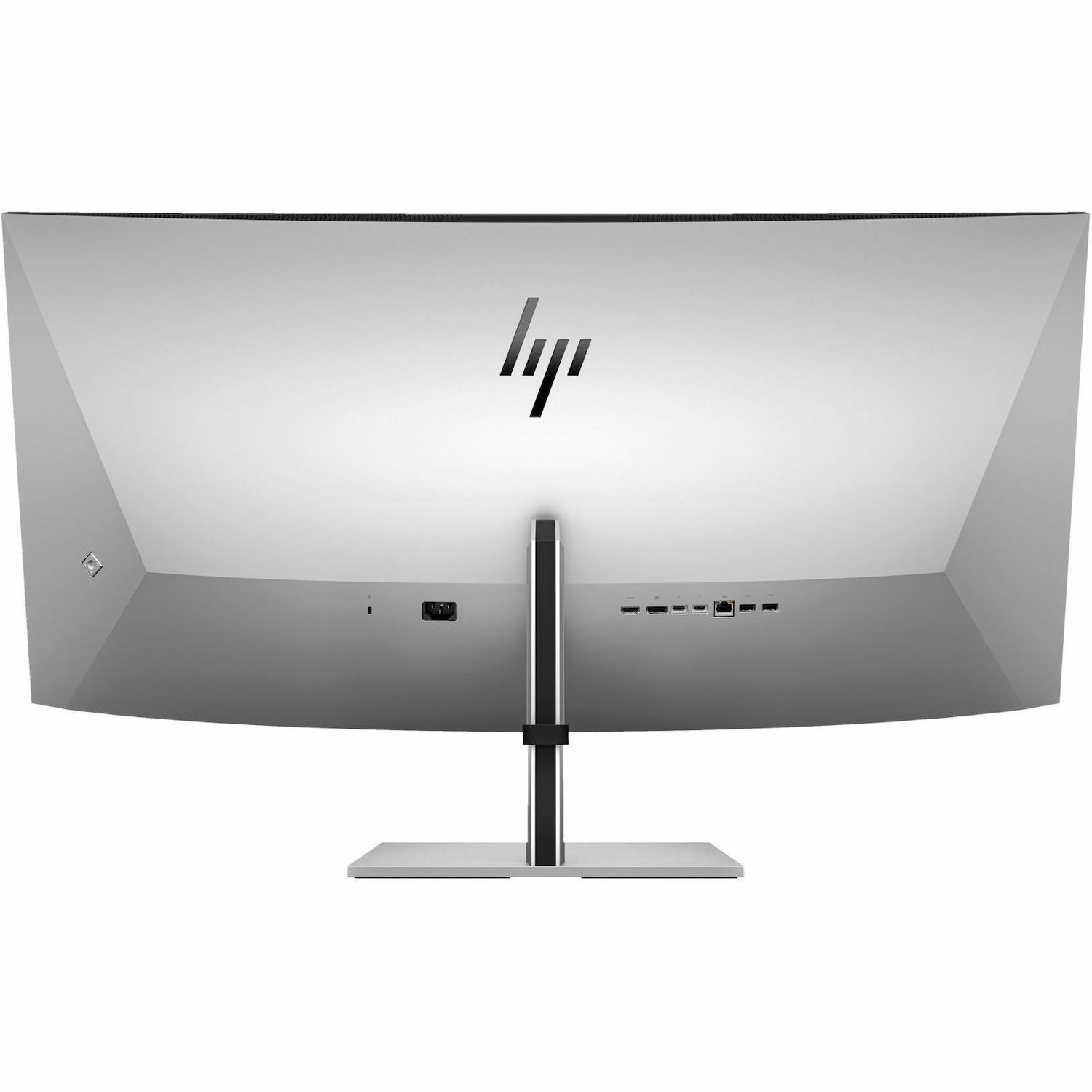 HP 740pm 40" Class Webcam WUHD Curved Screen LED Monitor - 21:9 - Black, Silver