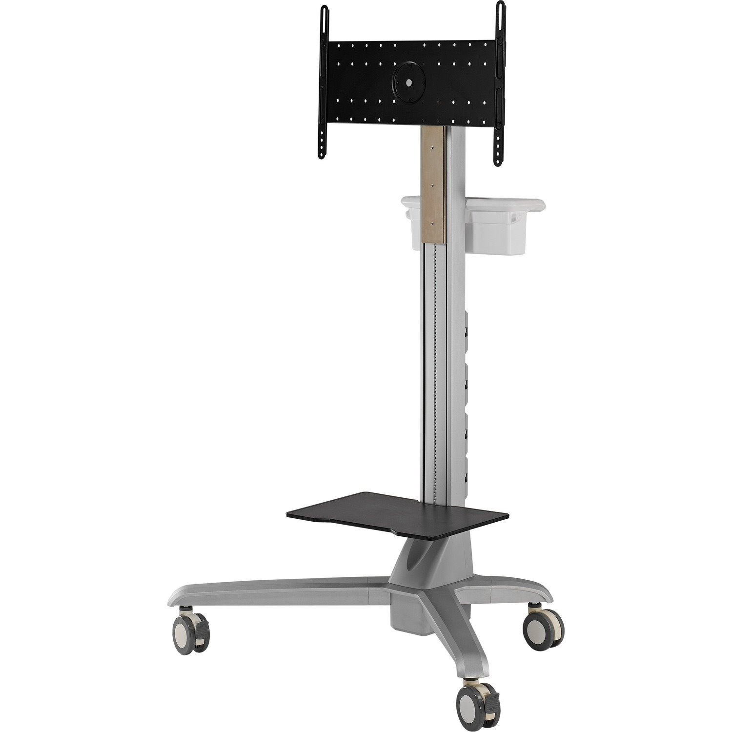 Amer Mobile Media Conference Computer / TV Display Cart with Motorized Lift