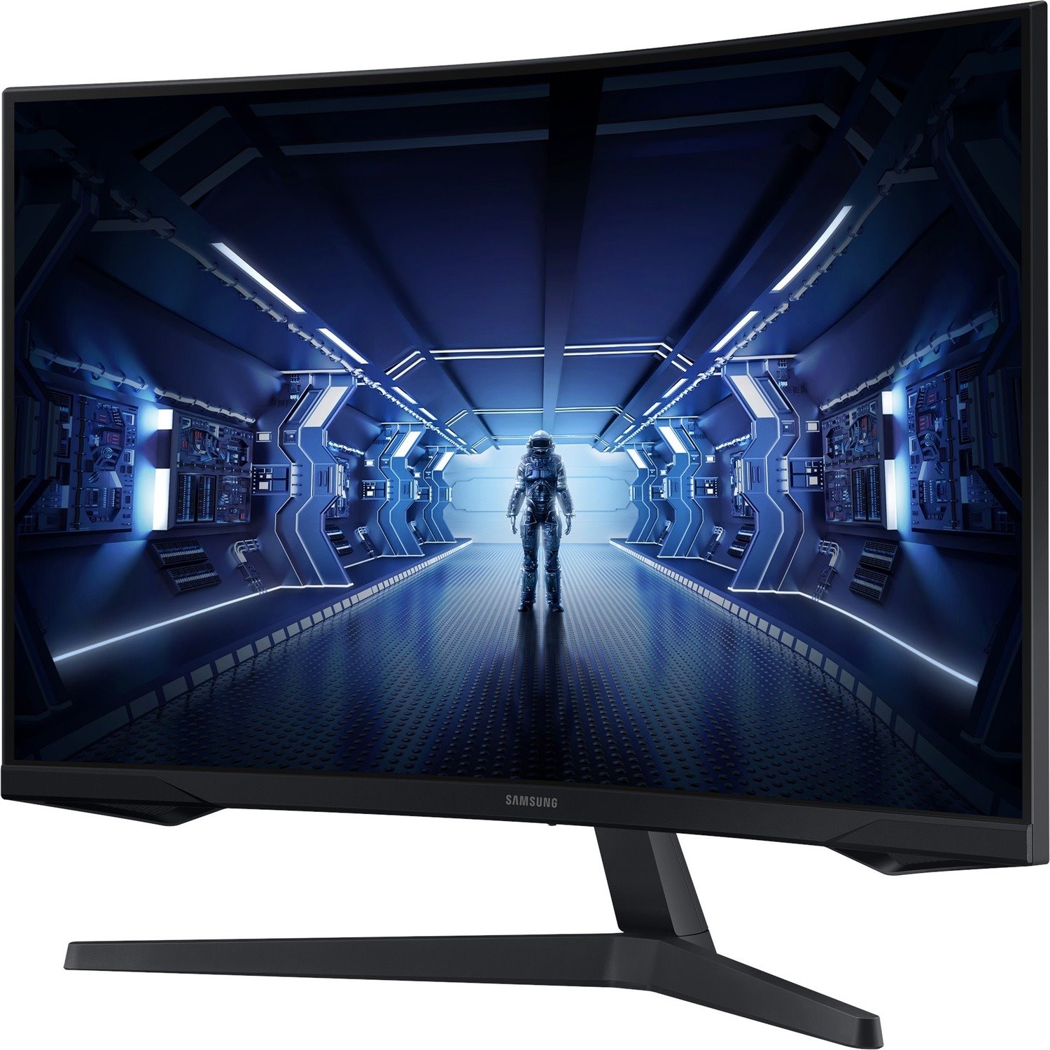 Samsung Odyssey G5 C32G55TQBU 32" Class WQHD Curved Screen Gaming LCD Monitor - 16:9 - Black