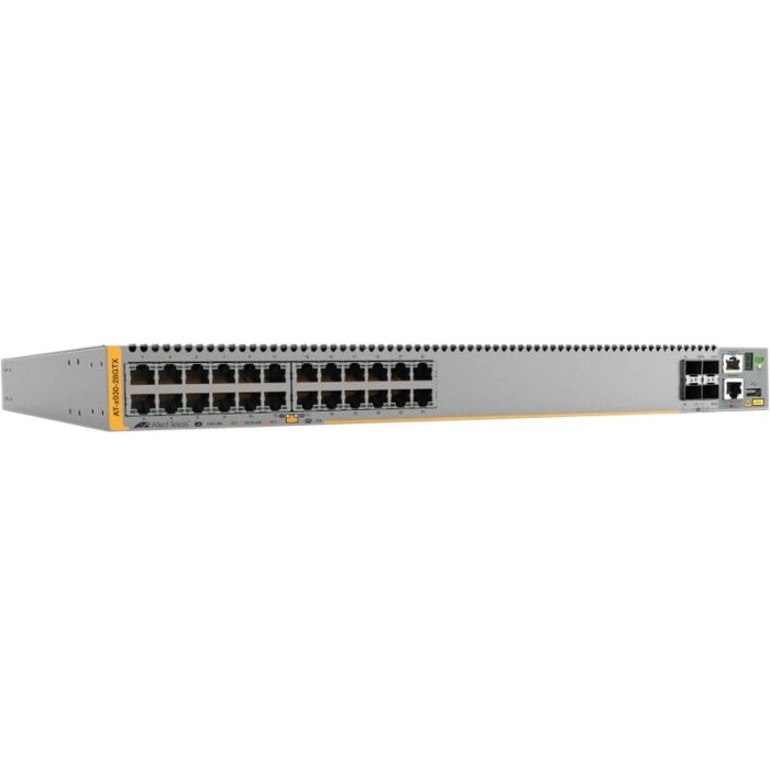 Allied Telesis x930 x930-28GTX 24 Ports Manageable Layer 3 Switch - Gigabit Ethernet, 10 Gigabit Ethernet - 10/100/1000Base-T, 10GBase-X