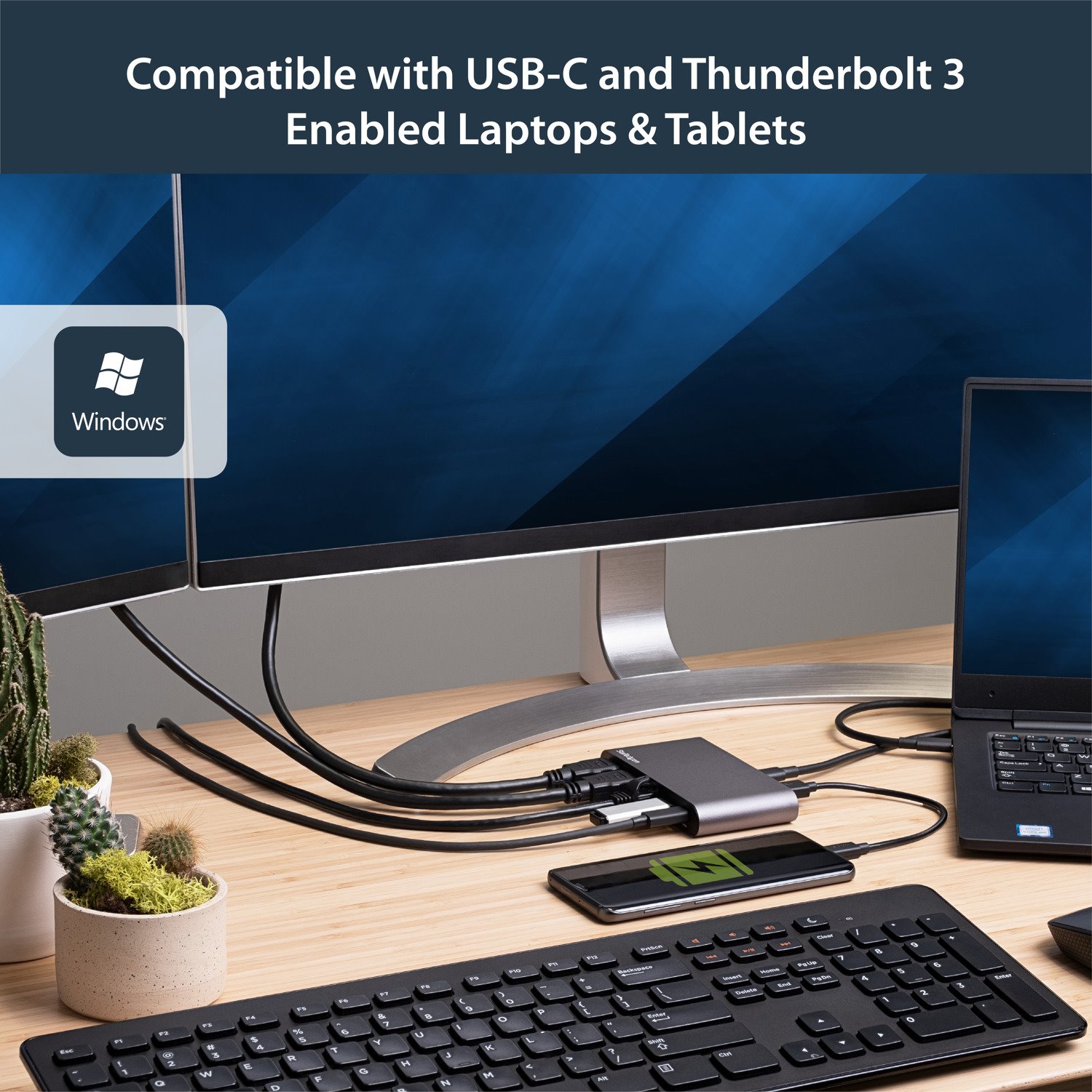 StarTech.com USB 3.0 Type C Docking Station for Notebook/Monitor - 100 W