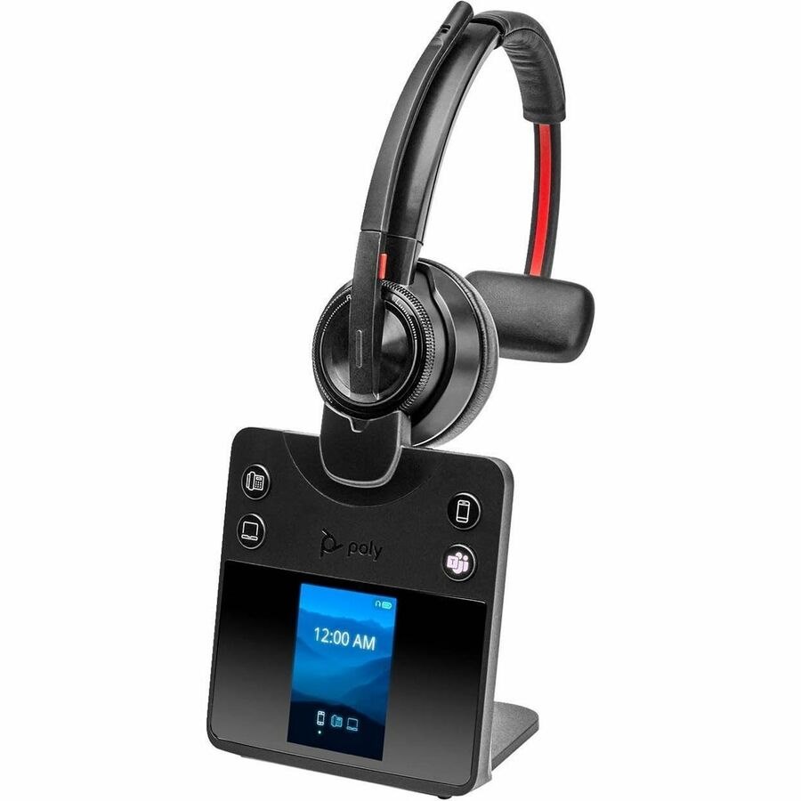 Poly Savi 8400 Office 8410 Wireless On-ear, Over-the-head Mono Headset - Black