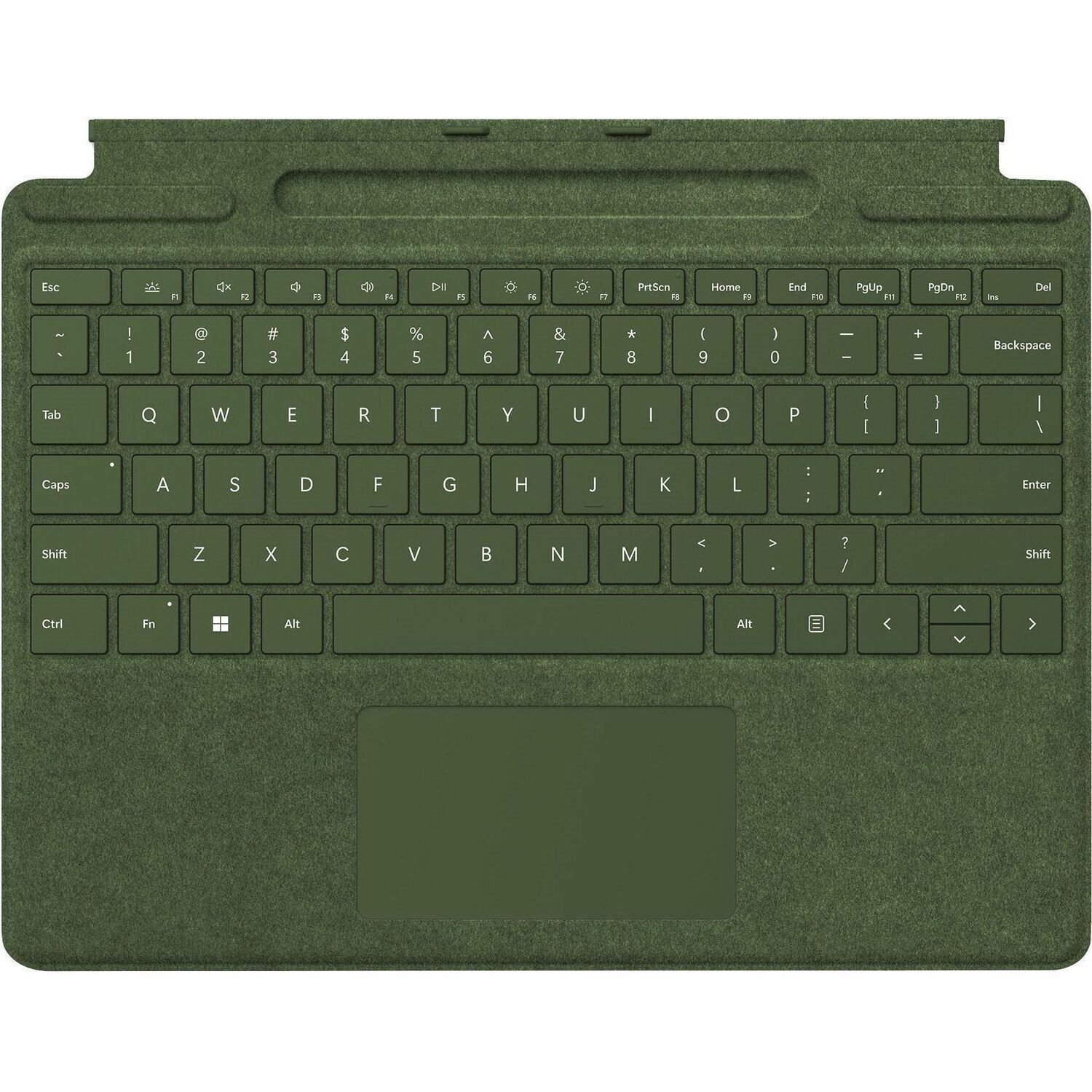 Microsoft Signature Keyboard/Cover Case Microsoft Surface Pro 9, Surface Pro X, Surface Pro 8 Tablet, Stylus - Forest