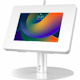 CTA Digital Hyperflex Security Kiosk Stand with Universal Security Enclosure for iPad Mini, Samsung Tab A 8, & More (White)