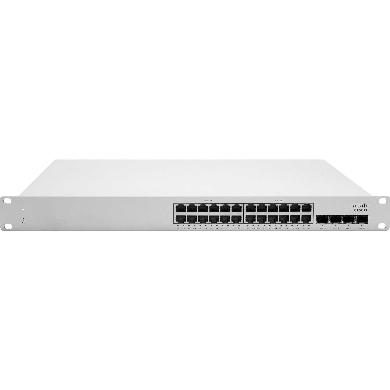 Meraki MS MS250-24 24 Ports Manageable Ethernet Switch - Gigabit Ethernet, 10 Gigabit Ethernet - 10/100/1000Base-T, 10GBase-X