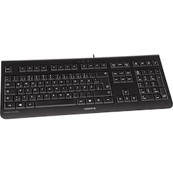 CHERRY KC 1000 Keyboard - Cable Connectivity - USB Interface - English (UK) - Black