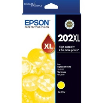 Epson 202XL Original High Yield Inkjet Ink Cartridge - Yellow - 1 Pack