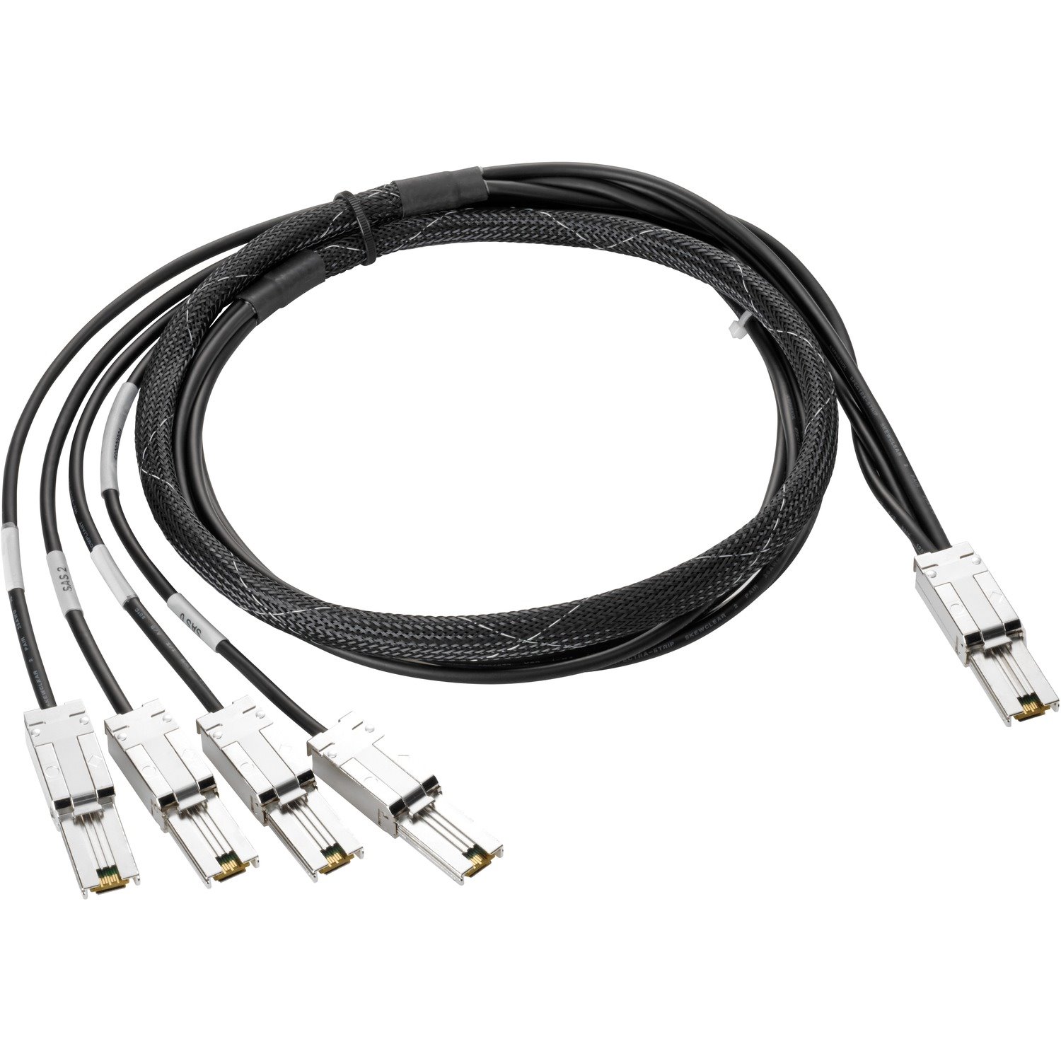 HP 2m Extension mini-SAS To 4X1 mini-SAS Cable