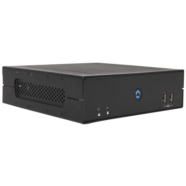 AOpen Digital Engine DE7400 Desktop Computer - Intel Core i3 - 8 GB - 64 GB SSD - Mini PC - Black