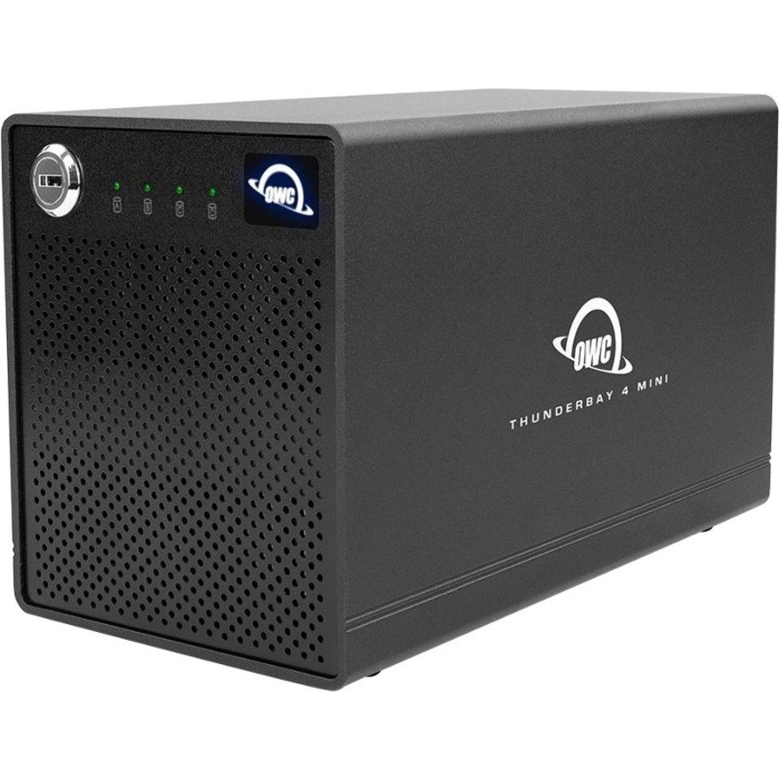 OWC ThunderBay 4 mini Drive Enclosure SATA/600 - Thunderbolt 3 Host Interface Desktop - Black