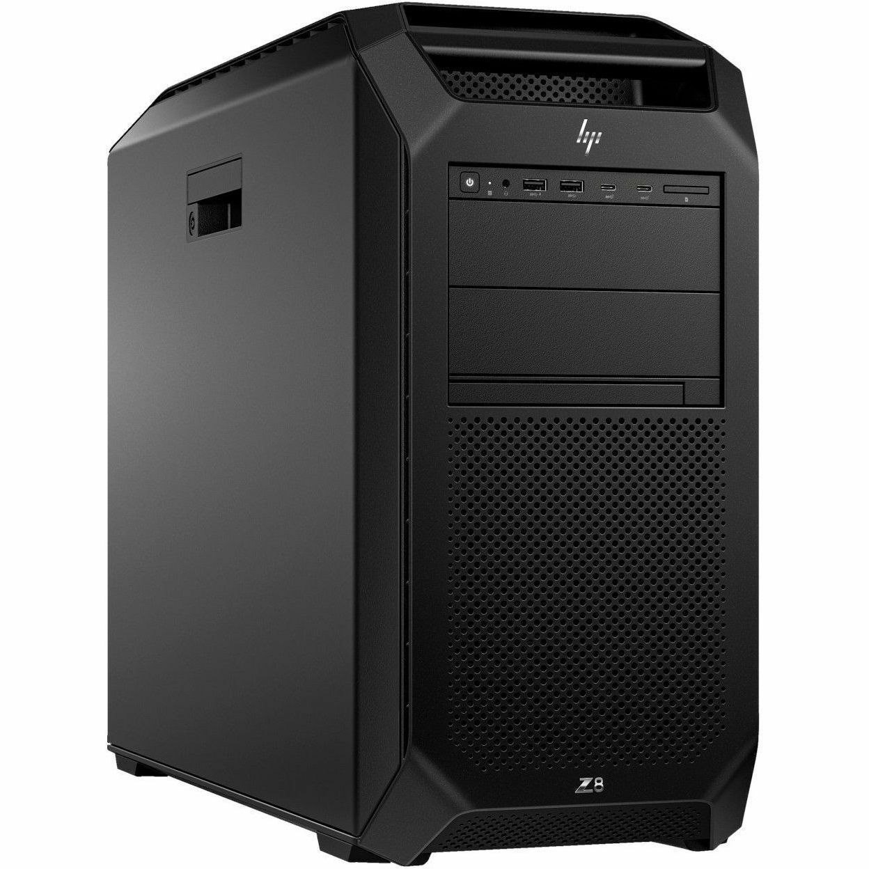 HP Z8 Fury G5 Workstation - 1 x Intel Xeon w7-3445 - 16 GB - 512 GB SSD - Tower - Black