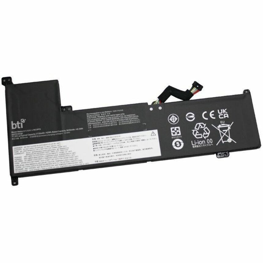 BTI L19C3PF6-BTI 11.25V 42WHR LI-ION BATTERY 5B10W89838, SB10W89845, 5B10W89839, L19C3PF6, L19L3PF4 IDEAPAD 3-17ADA05, IDEAPAD 3-17ADA05 81W2, IDEAPAD 3-17ARE05, IDEAPAD 3-17ARE05 81W5, IDEAPAD 3-17IIL05, IDEAPAD 3-17IIL05 81WF, IDEAPAD 3-17IML05, IDEAPAD 3-17IML05 81WC, V17-IIL, V17-IIL 82GX