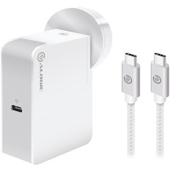 ALOGIC USB-C Laptop/Macbook Wall Charger 60W with Power Delivery- Travel Edition with AU, EU, UK, US Plugs and 2m Cable