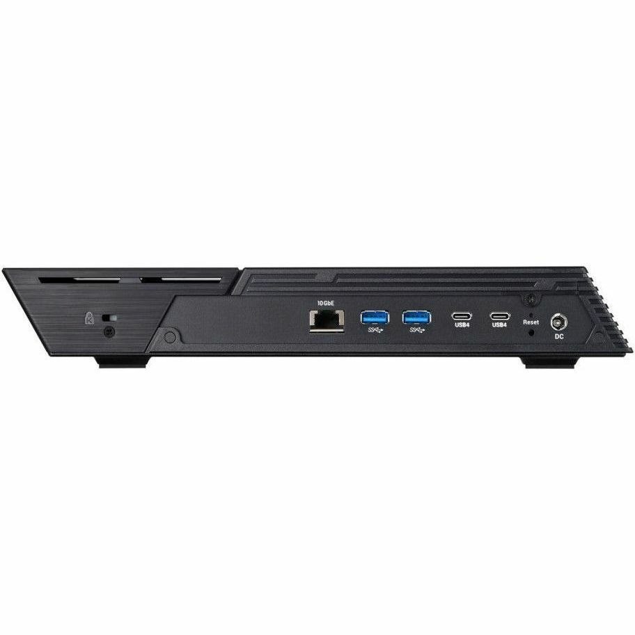 Asustor FLASHSTOR 6 Gen2 FS6806X, 6 Bay All M.2 SSD NAS Storage, AMD Ryzen Quad Core 2.3GHz, 8GB RAM DDR5, 6 M.2 SSD Slots, 10GbE Port, USB4 Type-C, Network Attached Storage (Diskless)