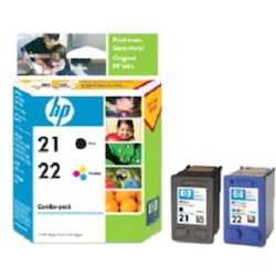 HP 21/22 Original Inkjet Ink Cartridge - Combo Pack - 2 / Pack