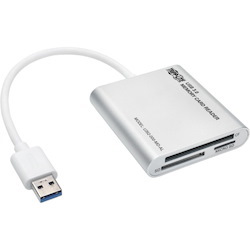 Tripp Lite by Eaton USB 3.0 SuperSpeed Multi-Drive Memory Card Reader/Writer Aluminum 5Gbps