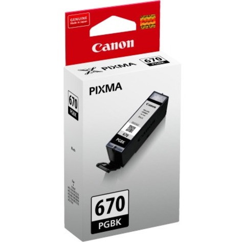 Canon PGI-670PGBK Original High Yield Inkjet Ink Cartridge - Pigment Black Pack