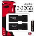 Kingston DataTraveler 100 G3 USB Flash Drive with Sliding Cap