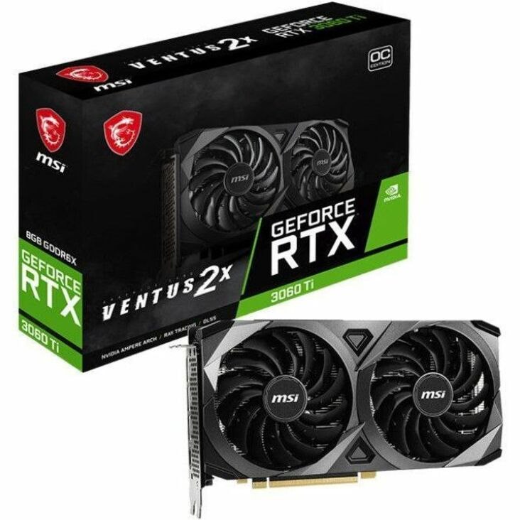 MSI NVIDIA GeForce RTX 3060 Ti Graphic Card - 8 GB GDDR6X