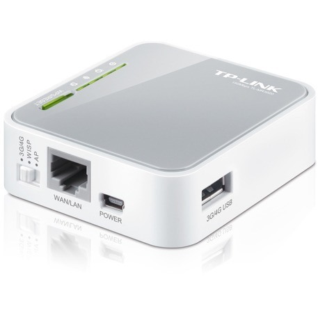 TP-Link TL-MR3020 Wi-Fi 4 IEEE 802.11b/g/n Ethernet, Cellular Wireless Router