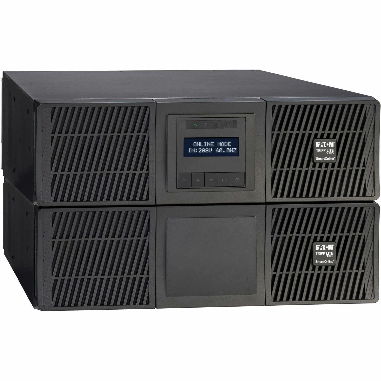 Eaton Tripp Lite Series SmartOnline 6000VA 5400W 120/208V Online Double-Conversion UPS with Stepdown Transformer - 18 5-20R, 2 L6-20R and 1 L6-30R Outlets, L6-30P Input, Network Card Included, Extended Run, 6U - Battery Backup