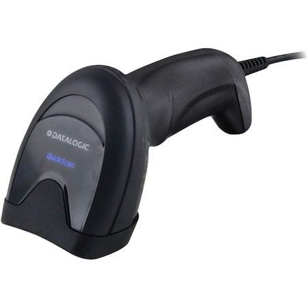 Datalogic QuickScan QD2590 Handheld Barcode Scanner Kit - Cable Connectivity - Black - USB Cable Included