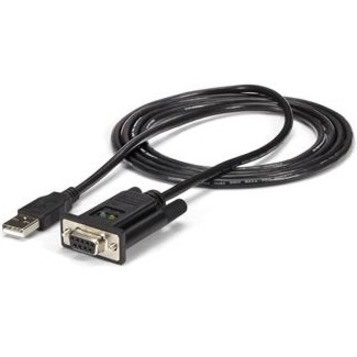 StarTech.com USB to Serial Adapter - Null Modem - FTDI USB UART Chip - DB9 (9-pin) - USB to RS232 Adapter