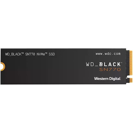WD Black SN770 WDS250G3X0E 250 GB Solid State Drive - M.2 2280 Internal - PCI Express NVMe (PCI Express NVMe 4.0 x4)