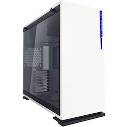 In Win 101-WHITE Gaming Computer Case - ATX Motherboard Supported - Mid-tower - SECC, Acrylonitrile Butadiene Styrene (ABS), Tempered Glass - White