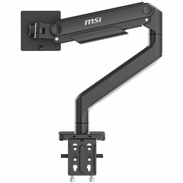 MSI Mounting Arm for Monitor, Flat Panel Display, Curved Screen Display - Matt Black