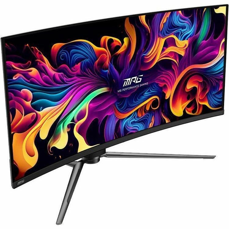 MSI 341CQPX QD-OLED 34" Class UW-QHD Curved Screen Gaming OLED Monitor - 21:9 - Black