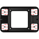 Universal Invisible Mount Plate Black