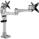 ViewSonic LCD-DMA-001 Monitor Desk Mounting Arm for 2 Monitors up to 24 Inches Each, VESA Compatible, Full Ergonomic Adjustability, 2-in-1 Mounting Base, and Built-In Cable Management