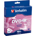 Verbatim 95032 DVD Recordable Media - DVD+R - 16x - 4.70 GB - 10 Pack Spindle