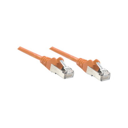 Intellinet Network Solutions Cat6 UTP Network Patch Cable, 1.5 ft (0.5 m), Orange