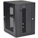 StarTech.com 4-Post 15U Wall Mount Network Cabinet, 19" Hinged Wall-Mounted Server Rack for Data / IT Equipment, Lockable Rack Enclosure