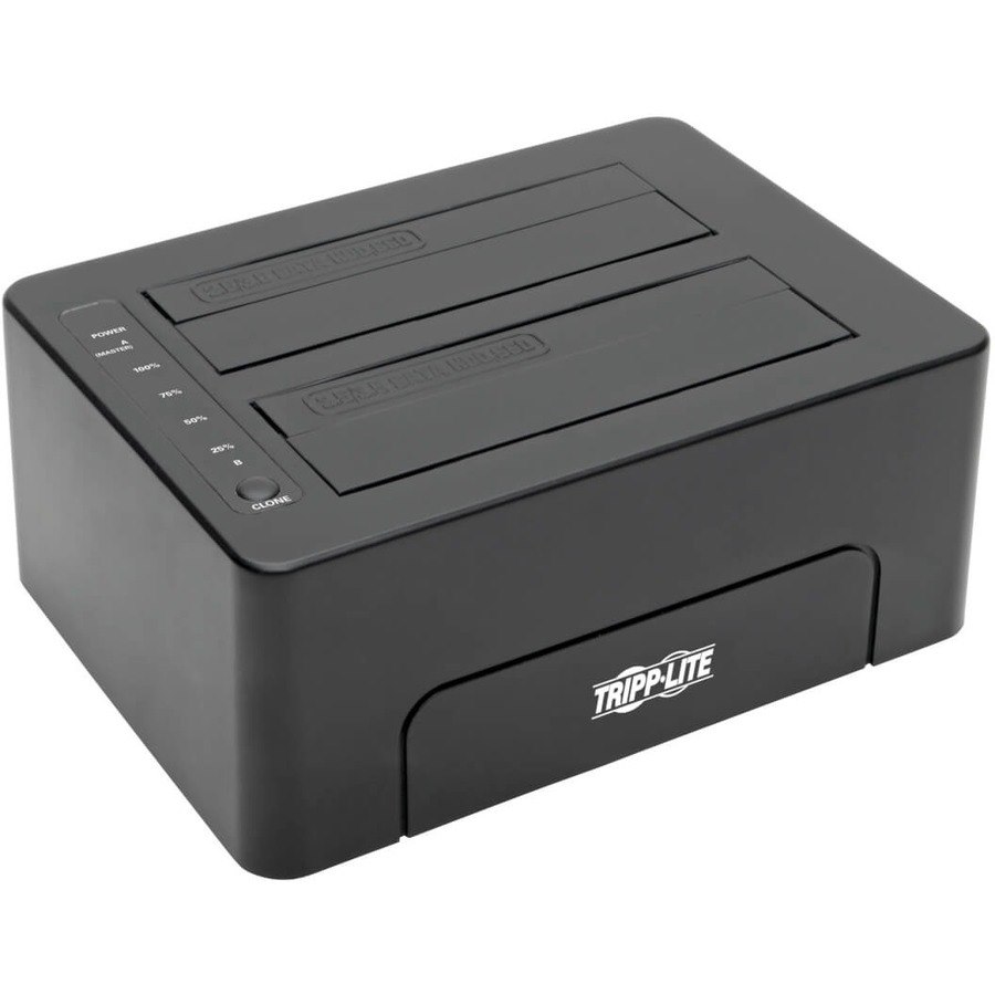 Tripp Lite by Eaton USB-C to Dual SATA Quick Dock - USB 3.1 Gen 2 (10 Gbps), 2.5/3.5 in. HDD/SDD, Thunderbolt 3