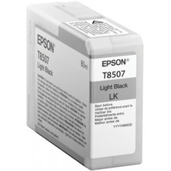 Epson UltraChrome HD T8507 Original Inkjet Ink Cartridge - Light Black - 1 / Pack