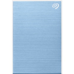 Seagate One Touch STKB1000402 1 TB Portable Hard Drive - 2.5" External - Light Blue