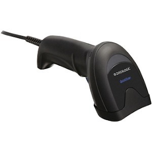 Datalogic QuickScan QW2520 Industrial, Retail, Hospitality, Government Handheld Barcode Scanner Kit - Cable Connectivity - Black - USB Cable Included