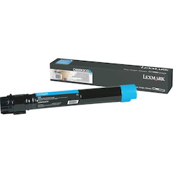 Lexmark C950X2CG Original Extra High Yield Laser Toner Cartridge - Cyan - 1 Pack