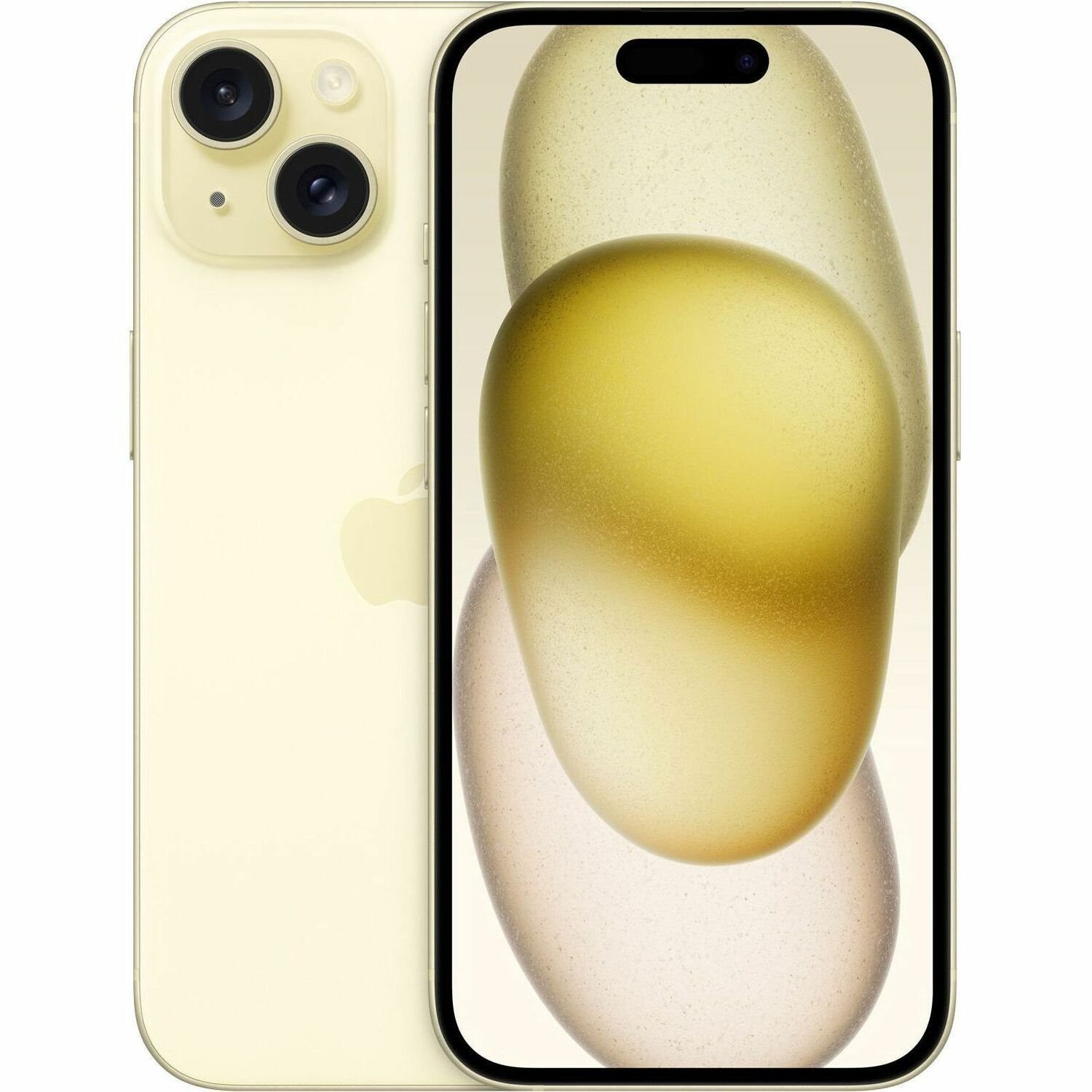 Apple iPhone 15 128 GB Smartphone - 6.1" OLED 2556 x 1179 - Hexa-core (EverestDual-core (2 Core) 3.46 GHz + Sawtooth Quad-core (4 Core) 2.02 GHz - 6 GB RAM - iOS 17 - 5G - Yellow