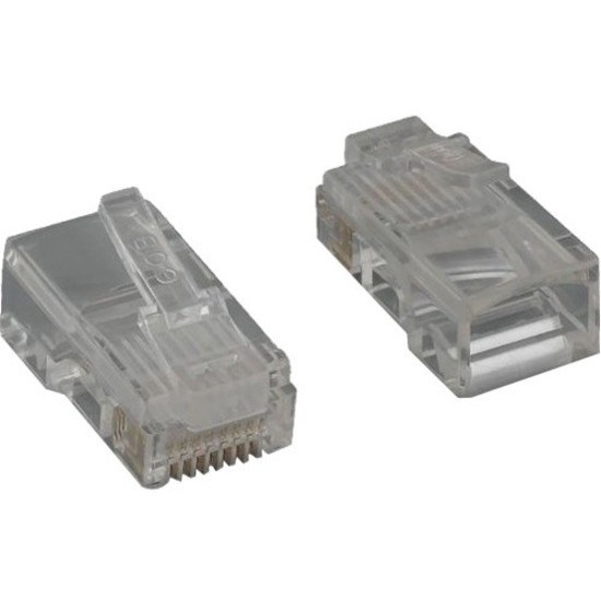 ENET Category 5e Modular Plug, for Stranded Wire with Insert, 50u, 100pcs/bag