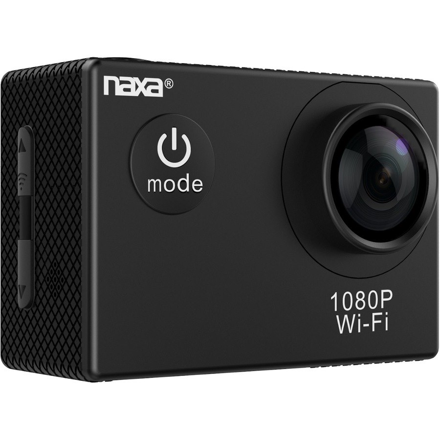 Naxa NDC-409 Digital Camcorder - 2" LCD Screen - CMOS - Full HD - Shiny Black