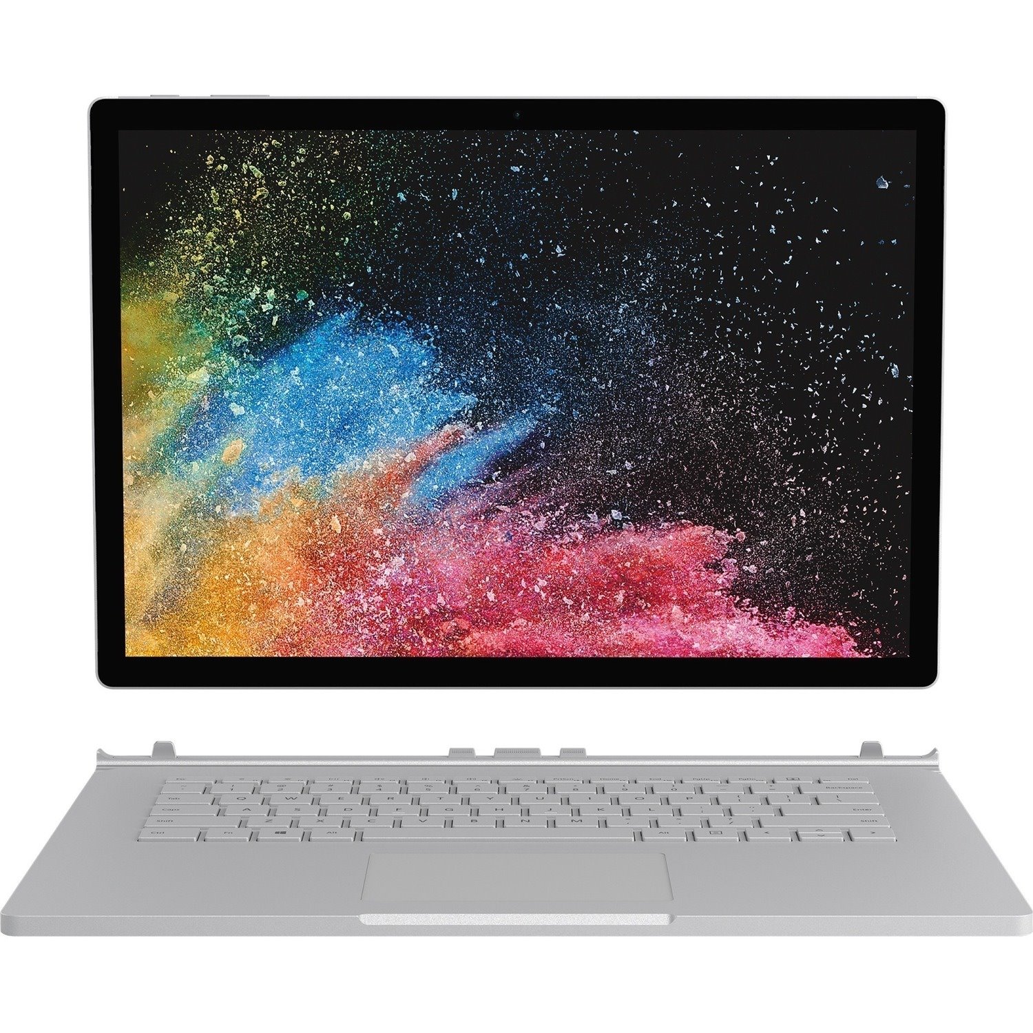 Microsoft Surface Book 2 15" Touchscreen Detachable 2 in 1 Notebook - Intel Core i7 8th Gen i7-8650U - 16 GB - 1 TB SSD - Silver