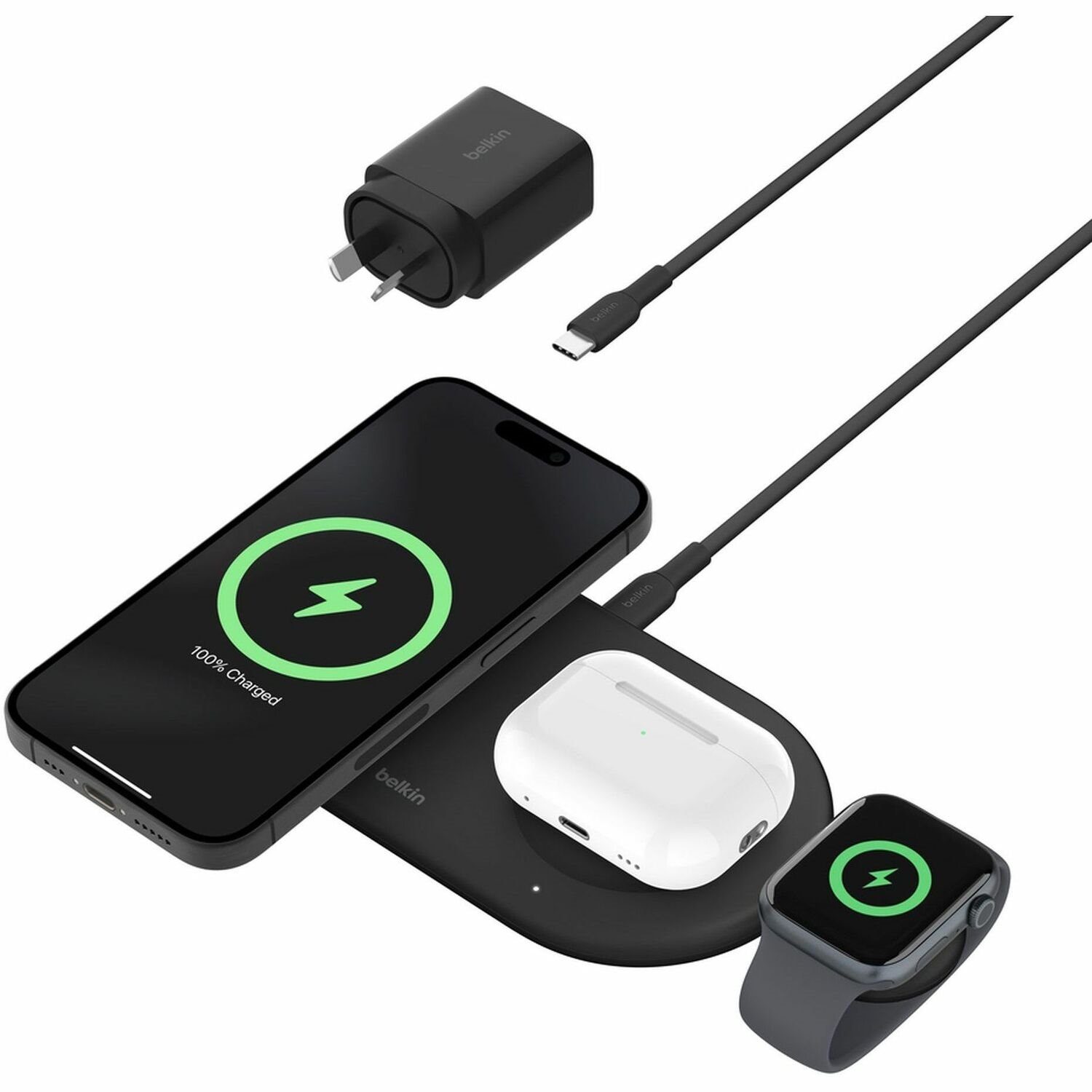 Belkin WIZ022 Induction Charger - Black