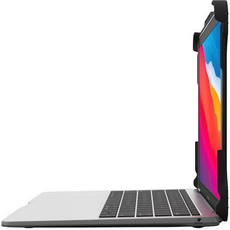 Extreme Shell-L for MacBook Air 13.3" (2018-2021 w/Touch ID - Intel/M1 Chips) (Black/Clear)