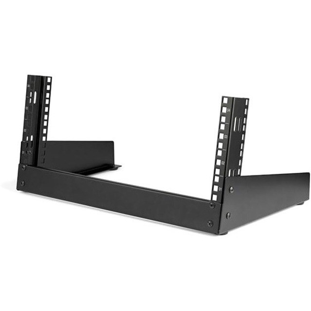 StarTech.com 2-Post 4U Desktop Server Rack, Open Frame 19in Network Rack, Small Home/Office Rack for AV / Studio / Data / IT Equipment