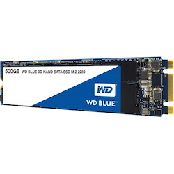 WD Blue 3D NAND 500GB PC SSD - SATA III 6 Gb/s M.2 2280 Solid State Drive
