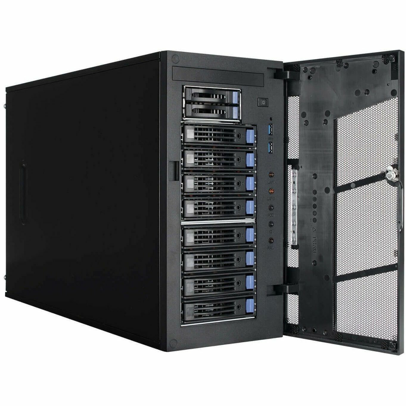 In Win IW-MS08 9 x Total Bays NAS Storage System Tower